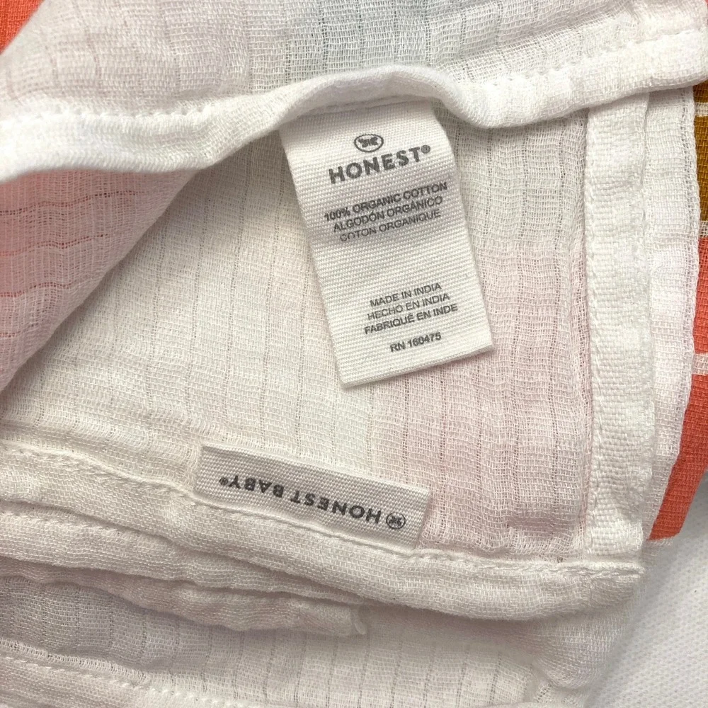 Honest Baby Milestone Blanket 100% Cotton 